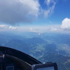 Flugwegposition um 10:56:27: Aufgenommen in der Nähe von Rottenmann, Österreich in 2869 Meter